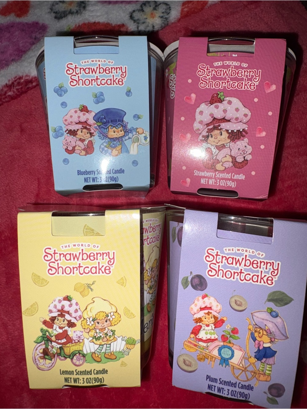 Strawberry Shortcake Scented Candle - Assorted Colors